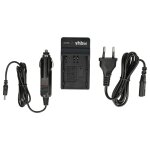 Vhbw chargeur compatible avec pentax k10d, k20d cam�ra cam�scope + c�ble de voiture + t�moin de charge ...