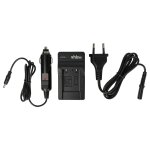 Vhbw chargeur compatible avec pentax optio v15, w30 camra camscope action - cam - station + cble de ...