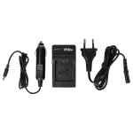 Vhbw chargeur remplacement pour canon cb - 2lde pour cam�ra cam�scope action - cam + c�ble de voiture ...