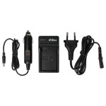Vhbw chargeur remplacement pour nikon mh - 24 pour camra camscope action - cam + cble de voiture + ...