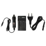 Vhbw chargeur remplacement pour olympus li - 41c, li - 40c pour cam�ra cam�scope action - cam + c�ble ...