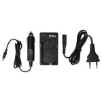 Vhbw chargeur compatible avec ricoh s10 24 - 72 mm f2. 5 - 4. 4 vc camra camscope action - cam + cble ...