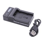 Vhbw chargeur usb de batterie compatible avec canon bp - 828 batterie appareil photo digital, dslr, action ...