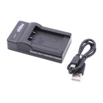 Vhbw chargeur usb de batterie compatible avec casio np - 70 batterie appareil photo digital, dslr, action ...