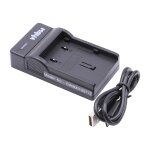 Vhbw chargeur usb de batterie compatible avec jvc gr - d245, gr - d245e, gr - d245eg, gr - d247, gr - ...