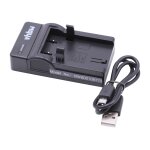 Vhbw chargeur usb de batterie compatible avec nikon coolpix 5000, 5400, 5700, 8700 batterie appareil ...
