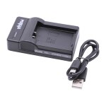 Vhbw chargeur usb de batterie compatible avec nikon coolpix p1000, p950, a batterie appareil photo digital, ...