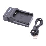 Vhbw chargeur usb de batterie compatible avec olympus vg110, vg120, vg130, vg150, vg160, x940 batterie ...