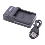 Vhbw chargeur usb de batterie compatible avec panasonic lumix dmc - fp5p, dmc - fp5s, dmc - fp7, dmc ...