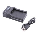 Vhbw chargeur usb de batterie compatible avec pentax optio i90, h90, p70, p80, nb1000, rs1000, ws80 batterie ...