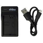 Vhbw chargeur usb compatible avec samsung bp - 85st camra camscope action - cam + tmoin de charge ...