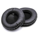Vhbw coussinets oreillettes de protection noir 2. 6cm 6. 5cm pour casque audio headset ecouteurs pour ...