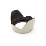 Vhbw diaphragme pare - soleil, anti - �blouissement plastique blanc - gris appareil photo, objectif canon ...