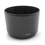 Vhbw diaphragme pare - soleil, anti - reflet, anti - blouissement 58mm noir pour objectif olympus m. ...