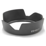 Vhbw pare - soleil remplacement pour canon ew - 60c ii pour 58mm objectif - cache noir, plastique, tulipe, ...