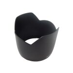 Vhbw pare - soleil remplacement pour canon ew - 83b ii pour 77mm objectif - cache noir, plastique, tulipe, ...