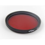 Vhbw filtre de couleur universel pour les objectifs de filetage de 77mm - filtre rouge