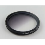 Vhbw filtre gradu de couleur universel compatible avec les objectifs de 77mm - filtre dgrad gris