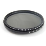Vhbw filtre gris nd � densit� neutre variable fader nd2 - 400 77mm pour appareil photo analogue ou num�rique ...