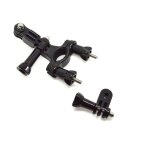 Vhbw support guidon v�lo compatible avec gopro hero 4 session actioncam, cam�ra - avec bras pivotants ...