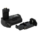 Vhbw grip batterie, poigne d'alimentation compatible avec canon eos 550d, 700d, kiss x4, kiss x5, kiss ...
