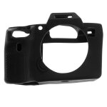Vhbw housse compatible avec sony alpha 9, 7 iii, 7r iii appareil photo - �tui, silicone, noir