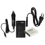 Vhbw kit de recharge compatible avec casio exilim ex - z40, ex - z450gd, ex - z450bn, ex - z400 appareil ...
