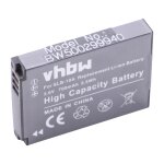 Vhbw li - ion batterie 700mah pour samsung wb850f, wb855f, ex2f, wb251, wb251f, wb2100 comme slb - 10a. ...