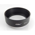 Vhbw pare - soleil compatible avec canon ql17 giii, ql17 g3 objectif 48mm - cache noir, m�tal, rond, ...