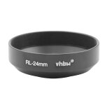 Vhbw pare - soleil compatible avec rollei 35, 35te, 35t objectif 24mm - cache noir, m�tal, rond, 4, 3 ...