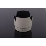 Vhbw pare - soleil remplacement pour canon et - 86 pour 77mm objectif - cache blanc / gris, plastique, ...