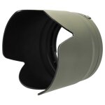 Vhbw pare - soleil remplacement pour canon et - 87 pour 77mm objectif - cache gris / blanc, plastique, ...