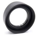 Vhbw pare - soleil compatible avec fujifilm objectif 49mm cam�ra - cache noir, caoutchouc, rond, 7, 4 ...