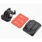 Vhbw plaque de montage compatible avec gopro hero 2 motorsports edition cam�ra d'action - autocollant, ...