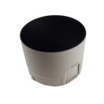Vhbw pare - soleil remplacement pour canon et - 83d pour 77mm objectif - cache gris / blanc, plastique, ...