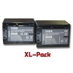 Vhbw set de 2 batteries 1300mah pour camscope sony handycam hdr - pj260ve, hdr - pj580, hdr - pj580ve, ...