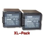 Vhbw set de 2 batteries 2000mah pour camscope panasonic sdr - h50, h80, h90, h250, h280, vdr - d50, ...