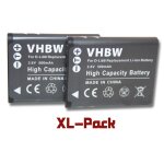 Vhbw 2x batterie compatible avec pentax optio h90, i90, p80, p70, rs1000, nb1000, w90, ws80 appareil ...