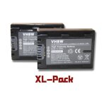 Vhbw set de 2 batteries 500mah pour camscope remplace sony np - fh40, np - fh50, np - fh70, np - fh100 ...