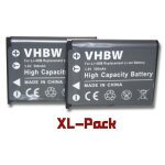 Vhbw 2x batterie compatible avec kodak easyshare mini, mini 200 touch, m883, md30 appareil photo (600mah, ...