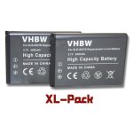 Vhbw 2x batteries compatible avec samsung digimax l201, l301, l70, l83t, nv10, nv15, nv20 appareil photo, ...