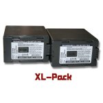 Vhbw set de 2 batteries 5400mah pour camscope panasonic nv - da1 nv - da1b ag - dvc30 ag - dvx100 ag ...