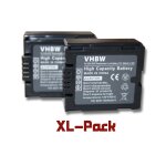 Vhbw 2x batterie compatible avec panasonic nv - gs60, nv - gs55k, nv - gs70, nv - gs500, nv - gs50, nv ...