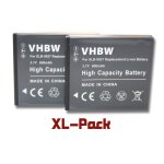 Vhbw 2x batterie compatible avec samsung digimax pl10, nv4, l830, i8, cl5, l730, st10, nv33 appareil ...