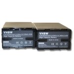 Vhbw set de 2 batteries 7800mah � puce pour cam�scope sony pmw - ex1 pmw - ex3 pmw - f3 pmw - 100 pmw ...