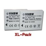 Vhbw set de 2 batteries pour appareil photo pentax optio wp, optio wpi, d - l18 remplace fujifilm np ...