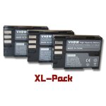 Vhbw set de 3 batteries 1300mah pour appareil photo pentax k - 01, k - 7 d - slr, k - 5, k - 5 ii, k ...