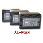 Vhbw 3x batterie compatible avec panasonic hc - v100m, hc - v500, hc - v500eg - k cam�ra vid�o cam�scope ...