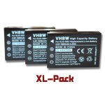 Vhbw set 3 batteries 1600mah pr kodak easyshare dx3600 dx6490 dx7440 dx7590 dx7630 p712 p850 p880 z7590 ...