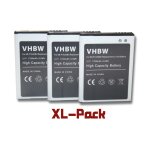 Vhbw set de 3 batteries 1750mah pour smartphone samsung galaxy r gt - i9103, ek - gc100z, s2 plus gt ...